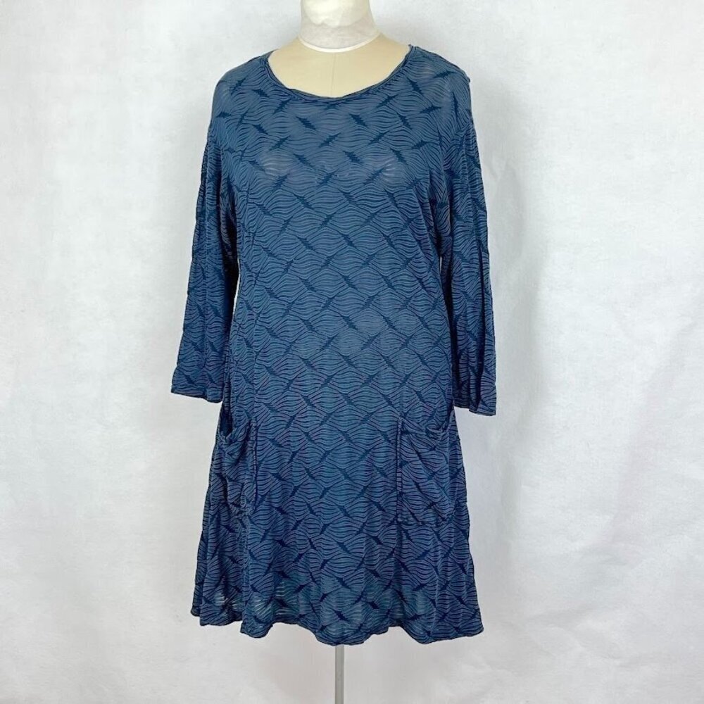 Cut Loose Sheer Tunic Shift Dress Lagenlook Whimsygoth Academia Oversize Boho S